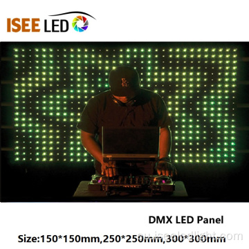 300 * 300mm RGB DMX bideo led paneleko argia